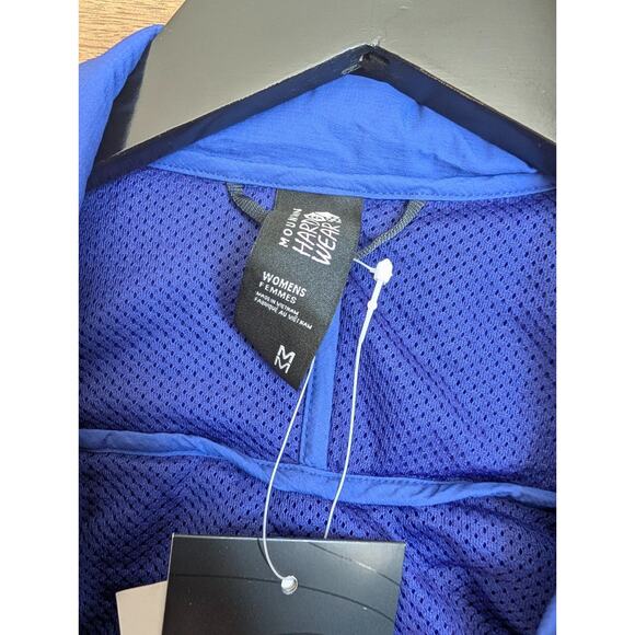 Mountain Hardwear Vest Women's M Blue Mesh Lined Pertex Quantum Air Full Zip NWT - Picture 3 of 4